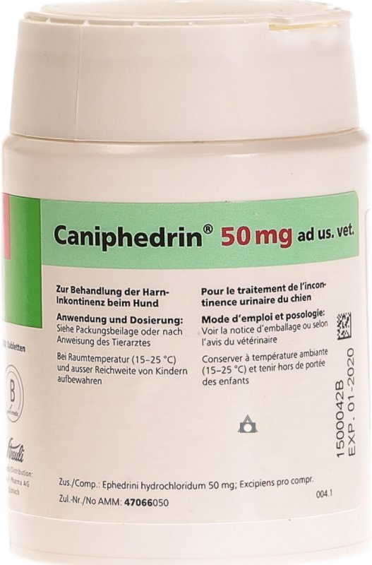 Caniphedrin Streuli Ephedrin HCL